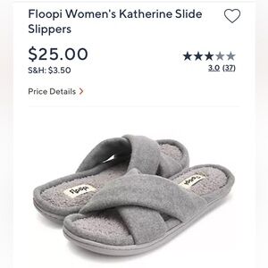 Floopi Grey Slippers
